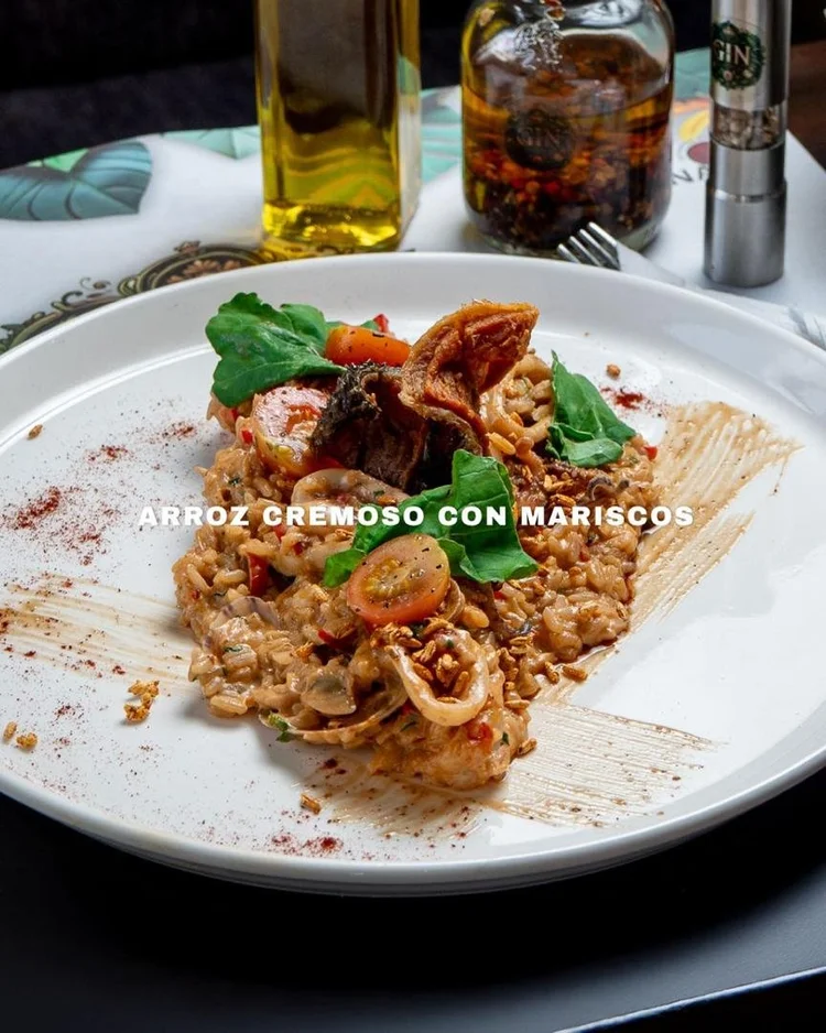Arroz cremoso mediterráneo