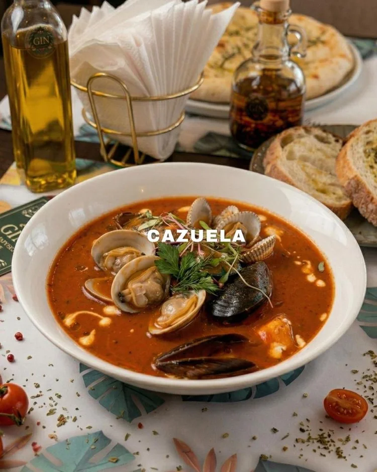 Cazuela de mariscos