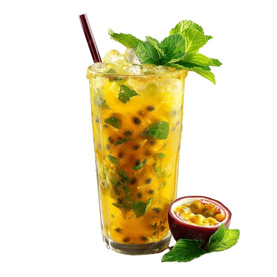 Limonada/ Parchita con Hierbabuena 